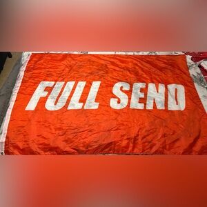 large FULL SEND flag